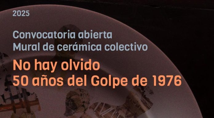 30/3 al 30/4/2026: Convocatoria a MURAL COLECTIVO a 50 años del Golpe Cívico Militar
