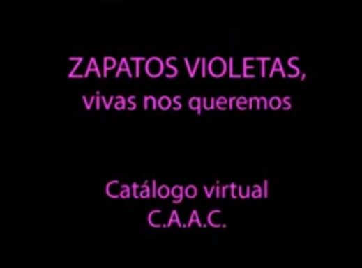 Zapatos Violetas-Vivas Nos Queremos