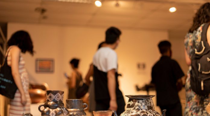 Muestra de cerámica en Isla Maciel