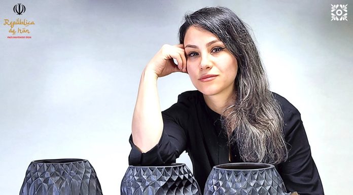 FAHIMEH HEYDARI en la Escuela Nacional de Cerámica en México