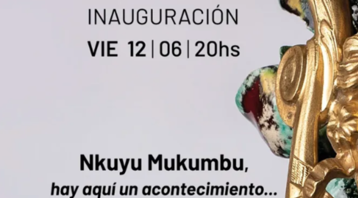 hasta 30/8: «Nkuyu Mukumbu, hay aquí un acontecimiento…» de FLORENCIA CALIFANO
