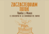 6,7 y 8/11: ZACZACTEQUIAM TOTOK Rondas y Manos. Encuentro de la Comunidad del Barro